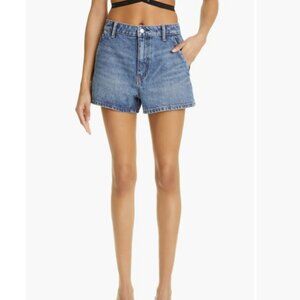 Alexander Wang High Waist Denim Short (Vintage Medium Indigo) - NEW
